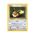 Eevee Pokémon trading card featuring light brown and cream colors, displaying 40 HP, Tackle, and Sand-attack moves.