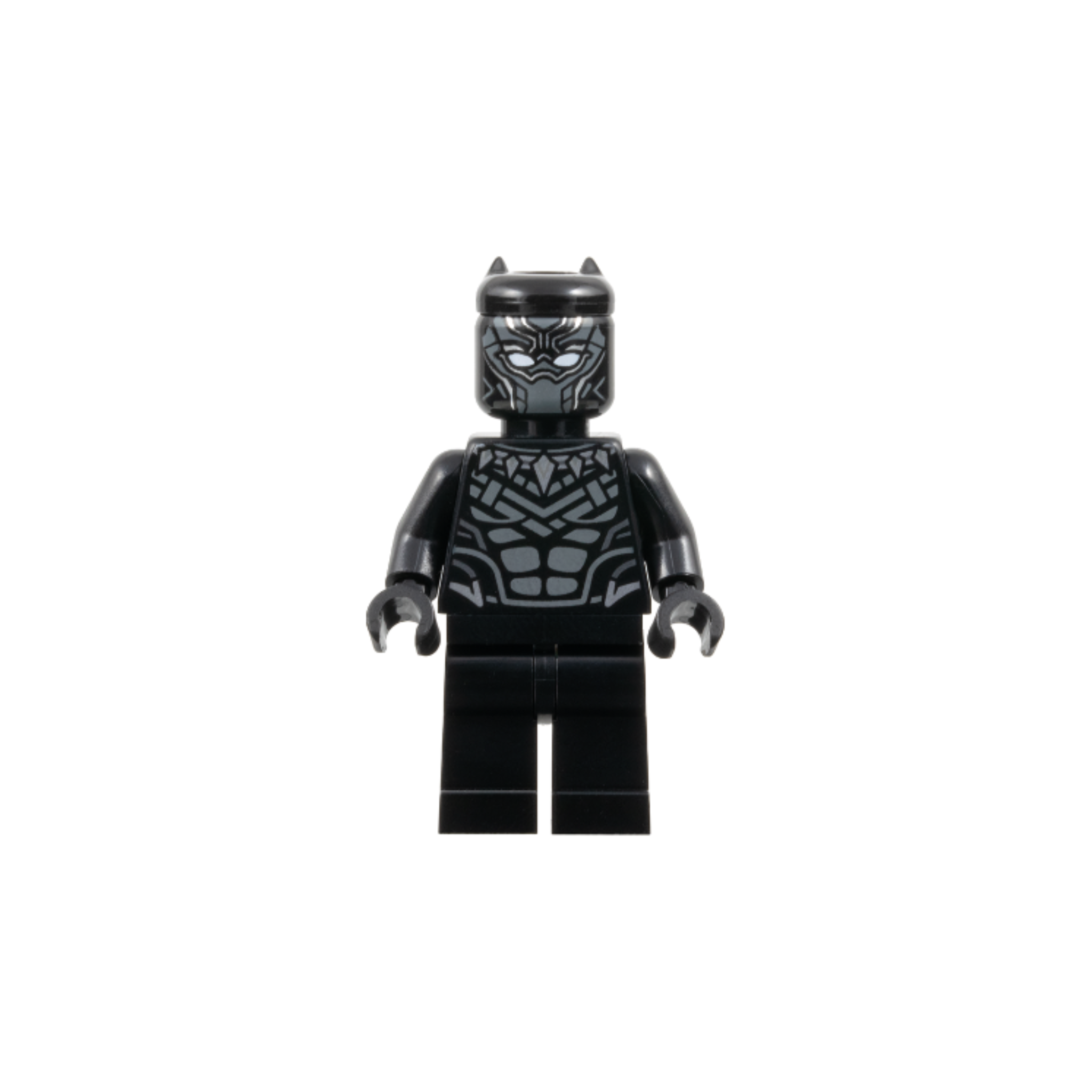 LEGO BLACK PANTHER - Dark Bluish Gray Armor Minifigure
