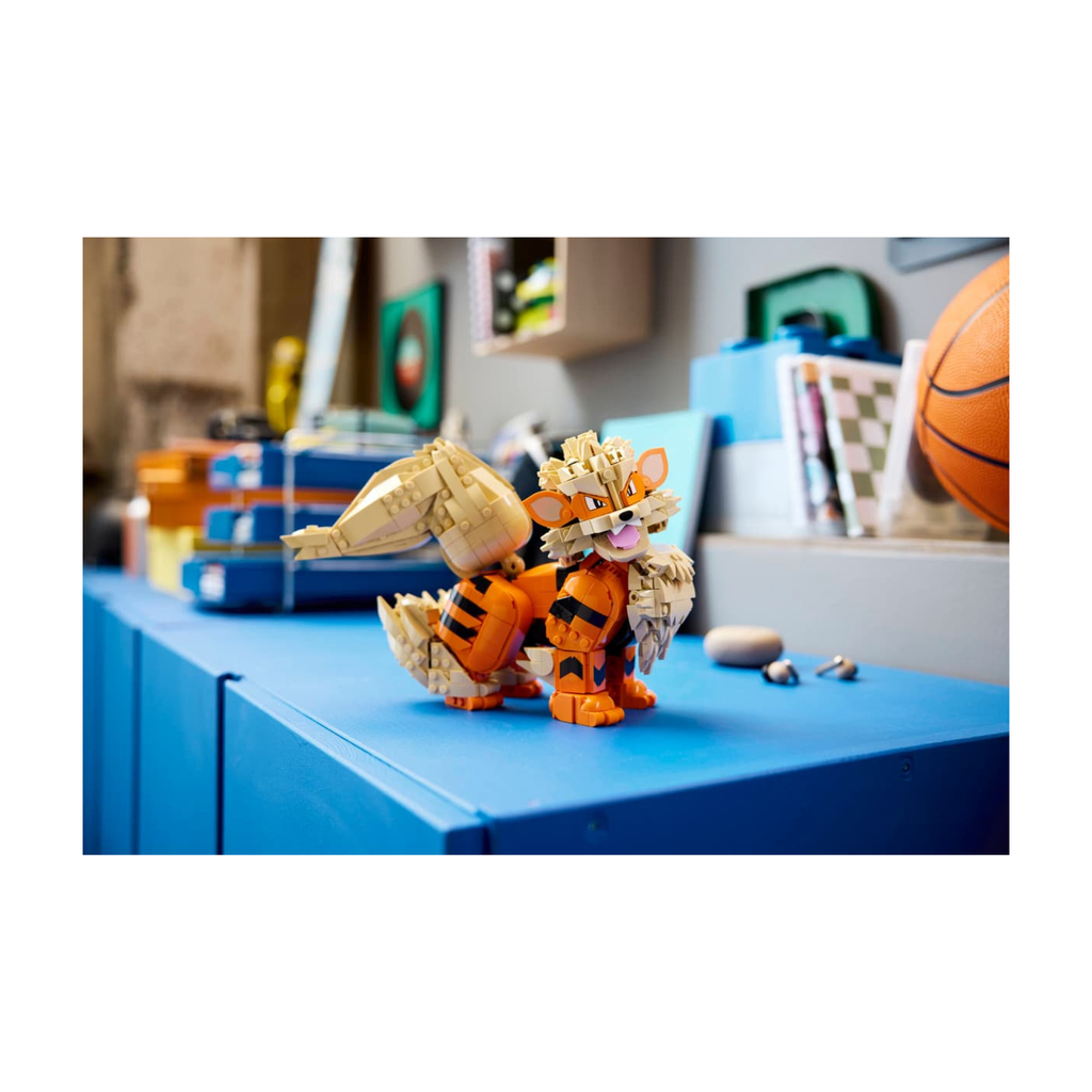 LEGO Pokémon 72160 Arcanine – completed collector display figure for Pokémon and LEGO fans