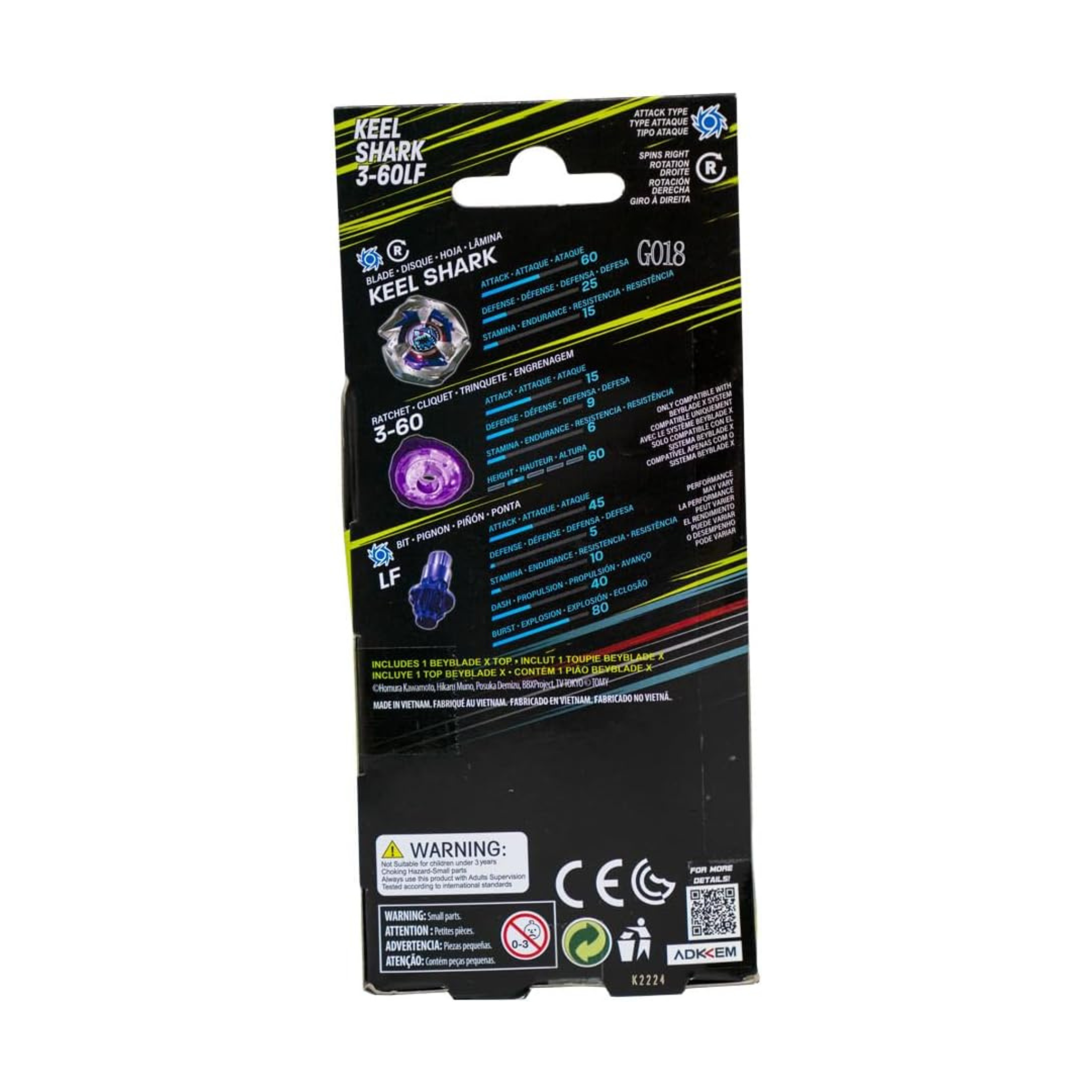 Beyblade X Keel Shark 3-60LF
