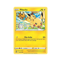 Pikachu trading card featuring illustrated scene, health value of 70, and move called Pika Strike.