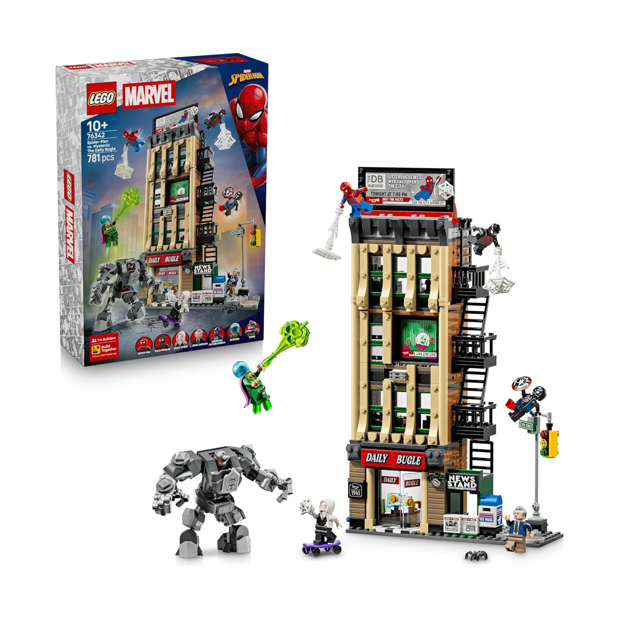 LEGO Marvel: Spider-Man vs. Mysterio: The Daily Bugle - 76342