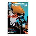 Comic book cover of Nightwing #132 featuring characters with orange hair and a red mask against a city skyline background.
