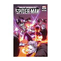 Dynamic comic book cover featuring characters in action, including a figure in a red and black suit, from Miles Morales: Spider-Man #41.