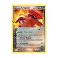 Team Magma's Groudon Pokémon trading card featuring a red and orange creature with 100 HP and two attacks.