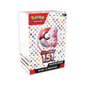 Colorful Pokémon silhouettes on the Pokémon TCG: 151 Booster Bundle featuring Mewtwo and six booster packs.