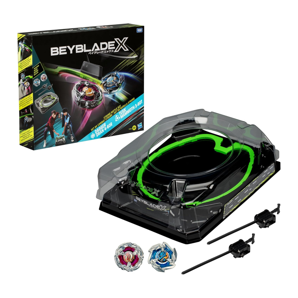Beyblade X Xtreme Battle Set, Includes Beystadium, 2 Spinning Tops & Launchers