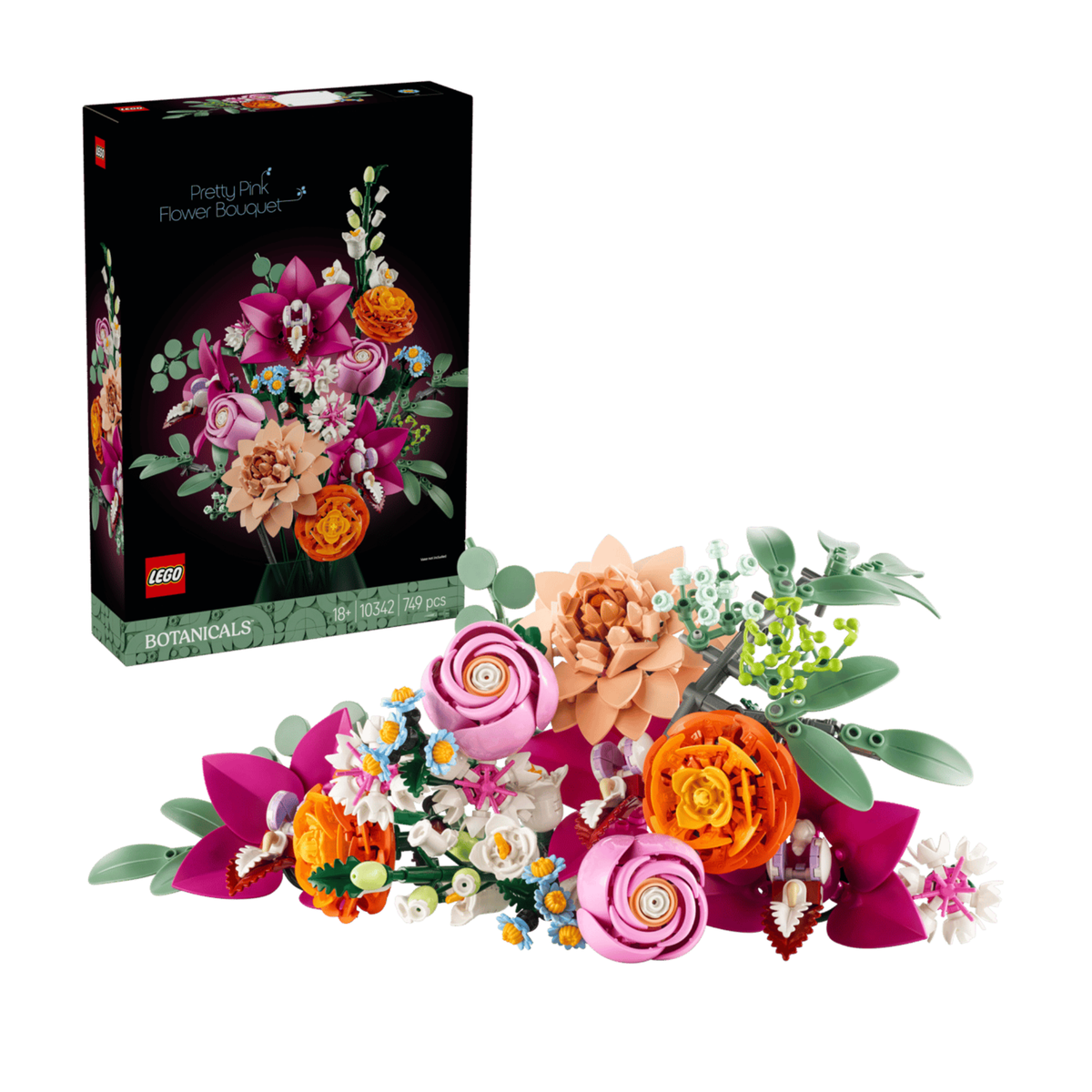 LEGO Pretty Pink Flower Bouquet - 10342