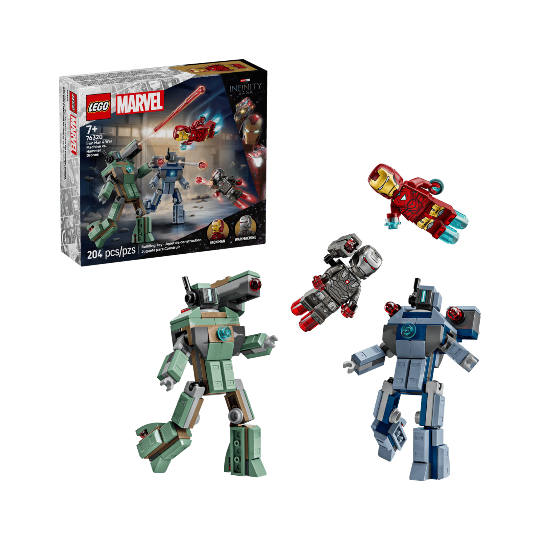 LEGO Marvel – Iron Man & War Machine vs. Hammer Drone (76320)