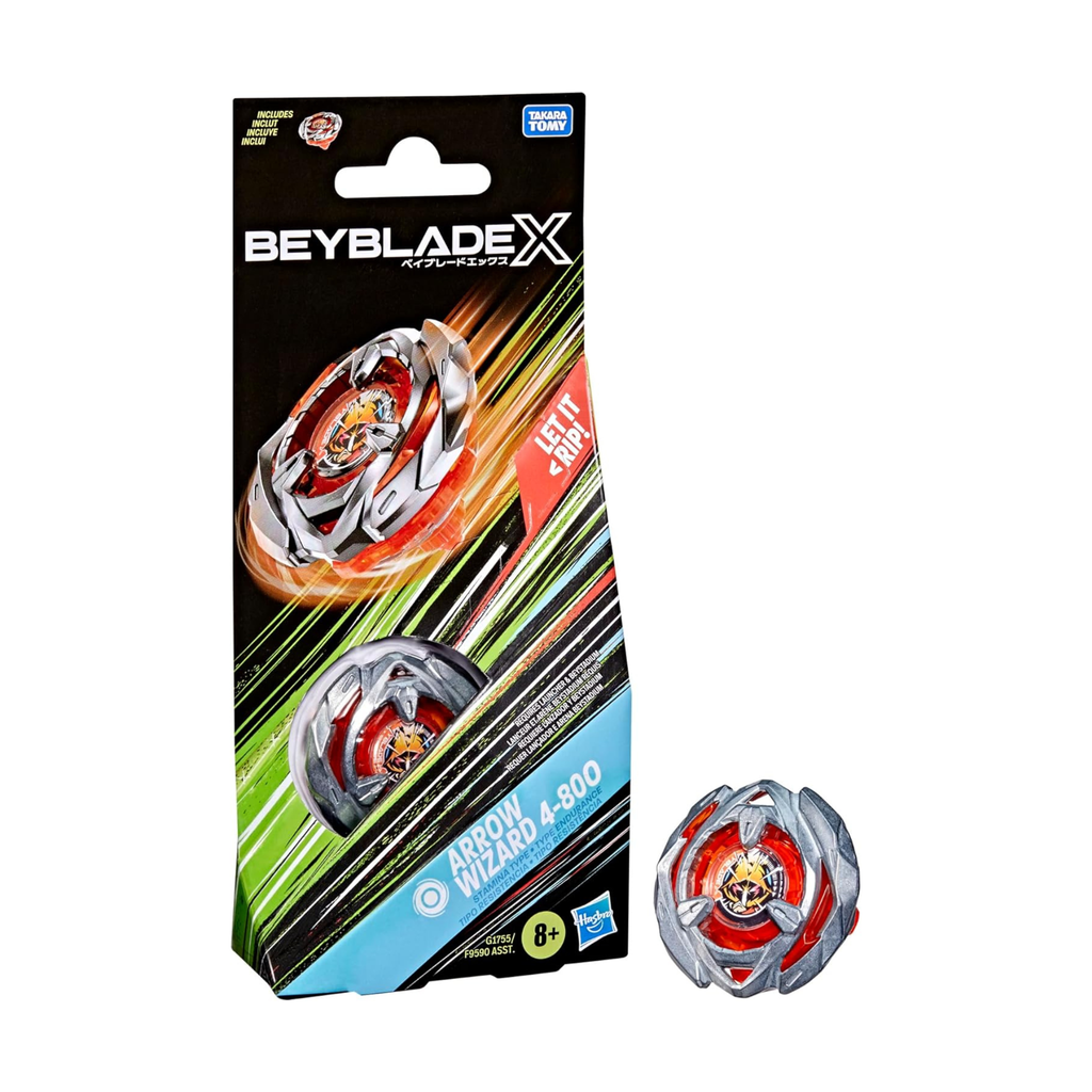 Beyblade X Arrow Wizard 4-80O – attack-type spinning top sealed packaging