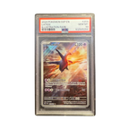 Latios trading card with holographic finish, featuring 'Skill Dive' and 'Jet Headbutt', graded GEM MT by PSA.