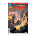 Superman in a dramatic pose on the cover of Action Comics #1089, featuring the text 'VISIONS OF DESTRUCTION'.