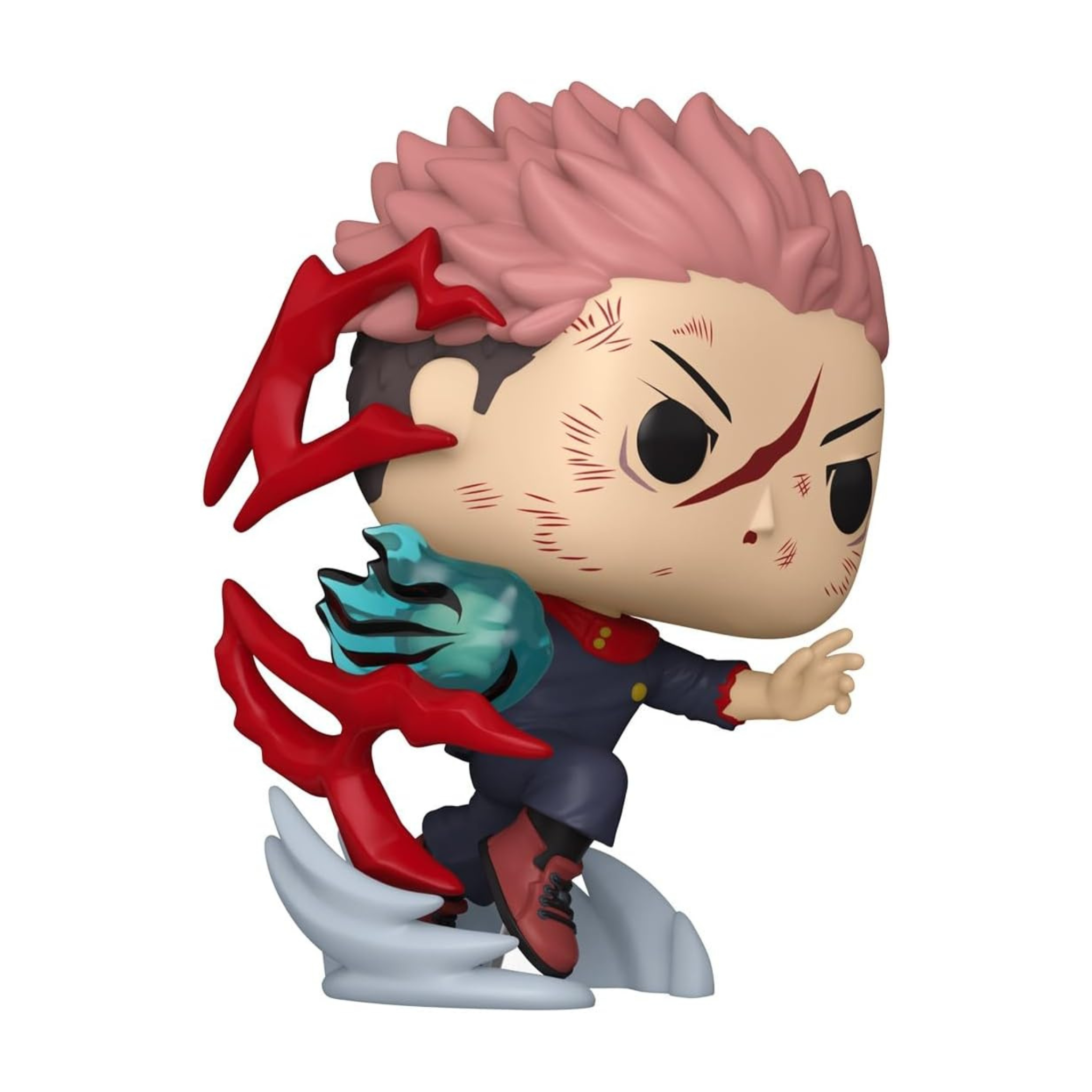 Funko Pop! vinyl figure with red hair and horns on a white background