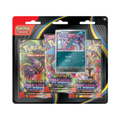 Blister pack containing three Pokémon TCG: Phantasmal Flames packs with a visible Sneasel card featuring HP and attack moves.