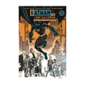 Batman in a dynamic pose on the cover of Batman: The Long Halloween: The Last Halloween #10, featuring various characters.