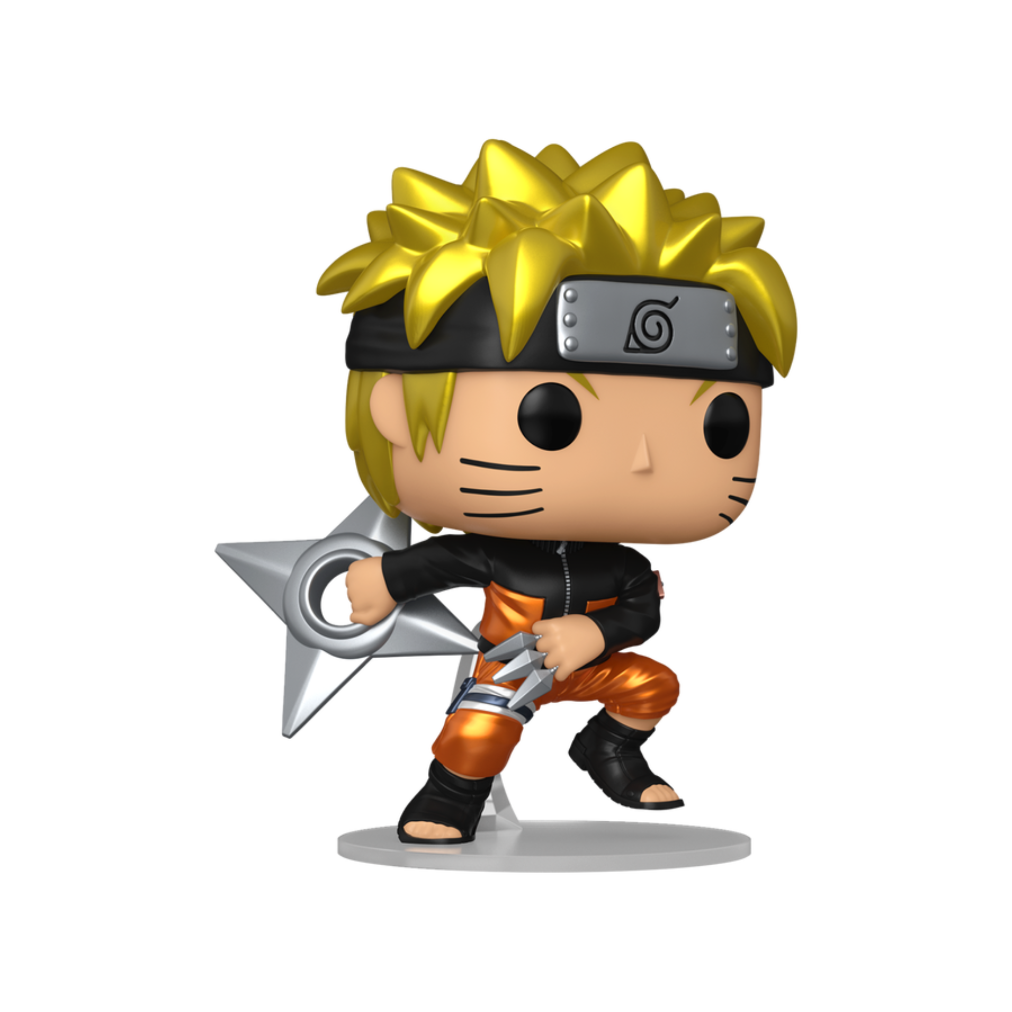 Naruto Uzumaki with Kunai & Shuriken CHASE edition - FUNKO POP