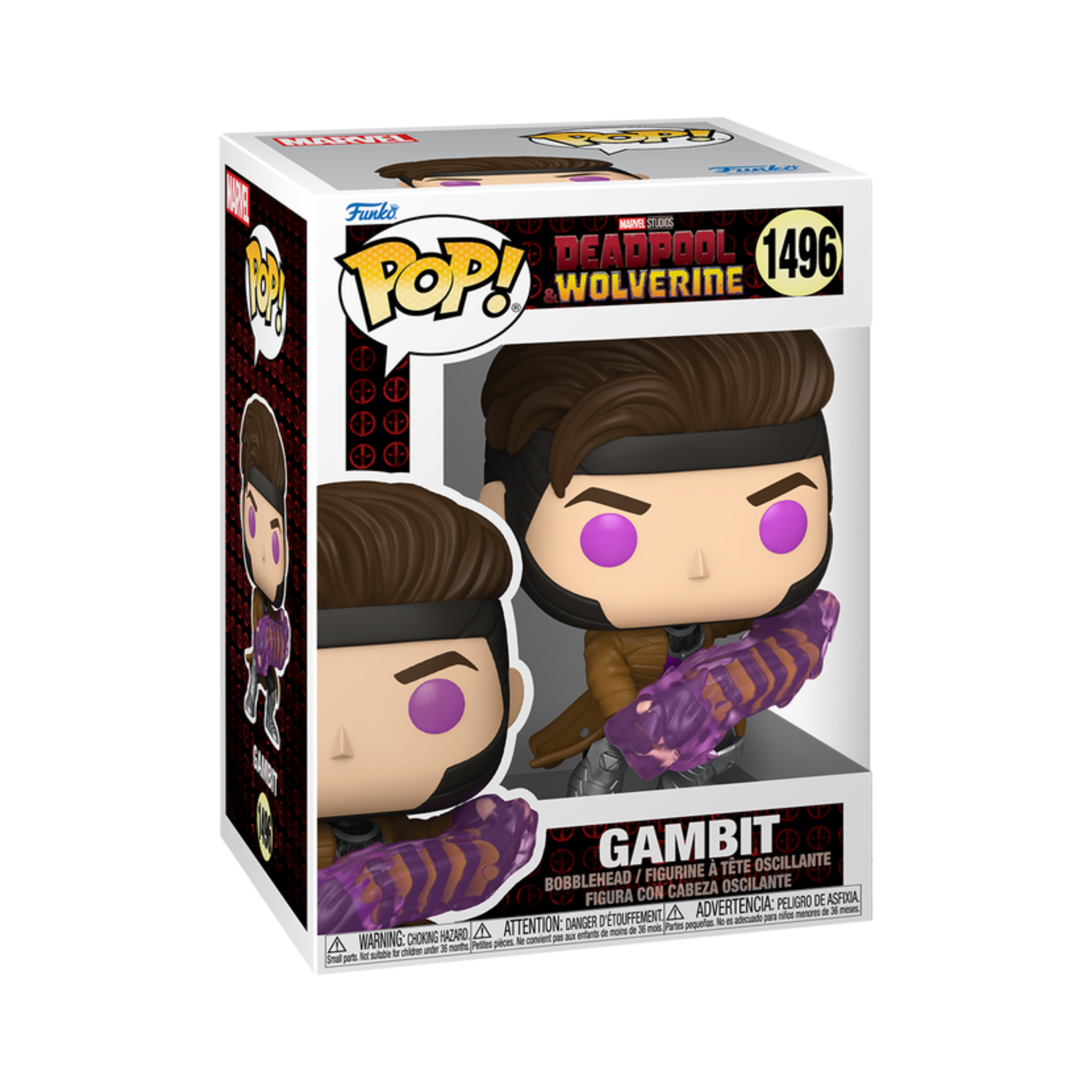 Gambit with Charged Cards - FUNKO POP