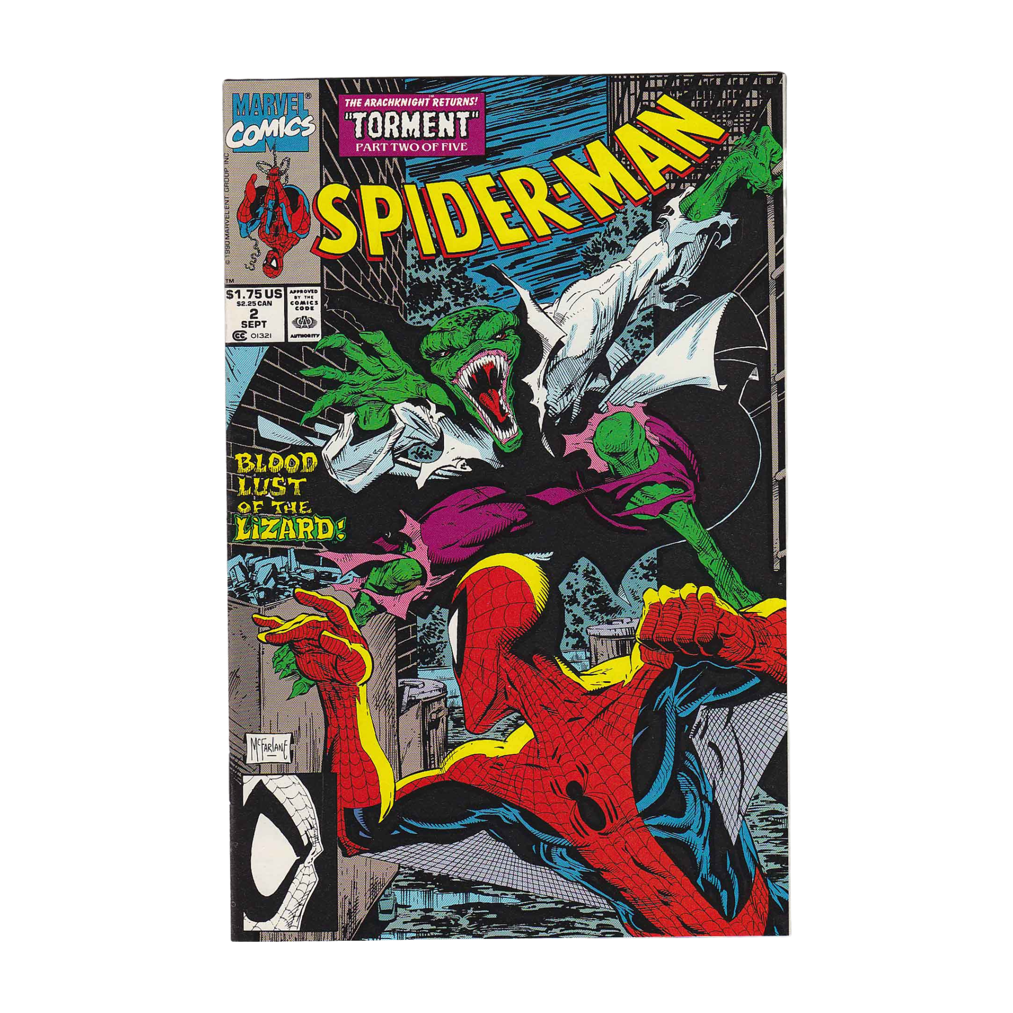 Spiderman Blood lust of the lizard comic