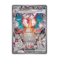 Charizard EX trading card featuring a holographic finish, abilities 'Infernal Reign' and 'Burning Darkness', numbered 223/197.